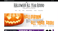 Desktop Screenshot of halloweenallyearround.com